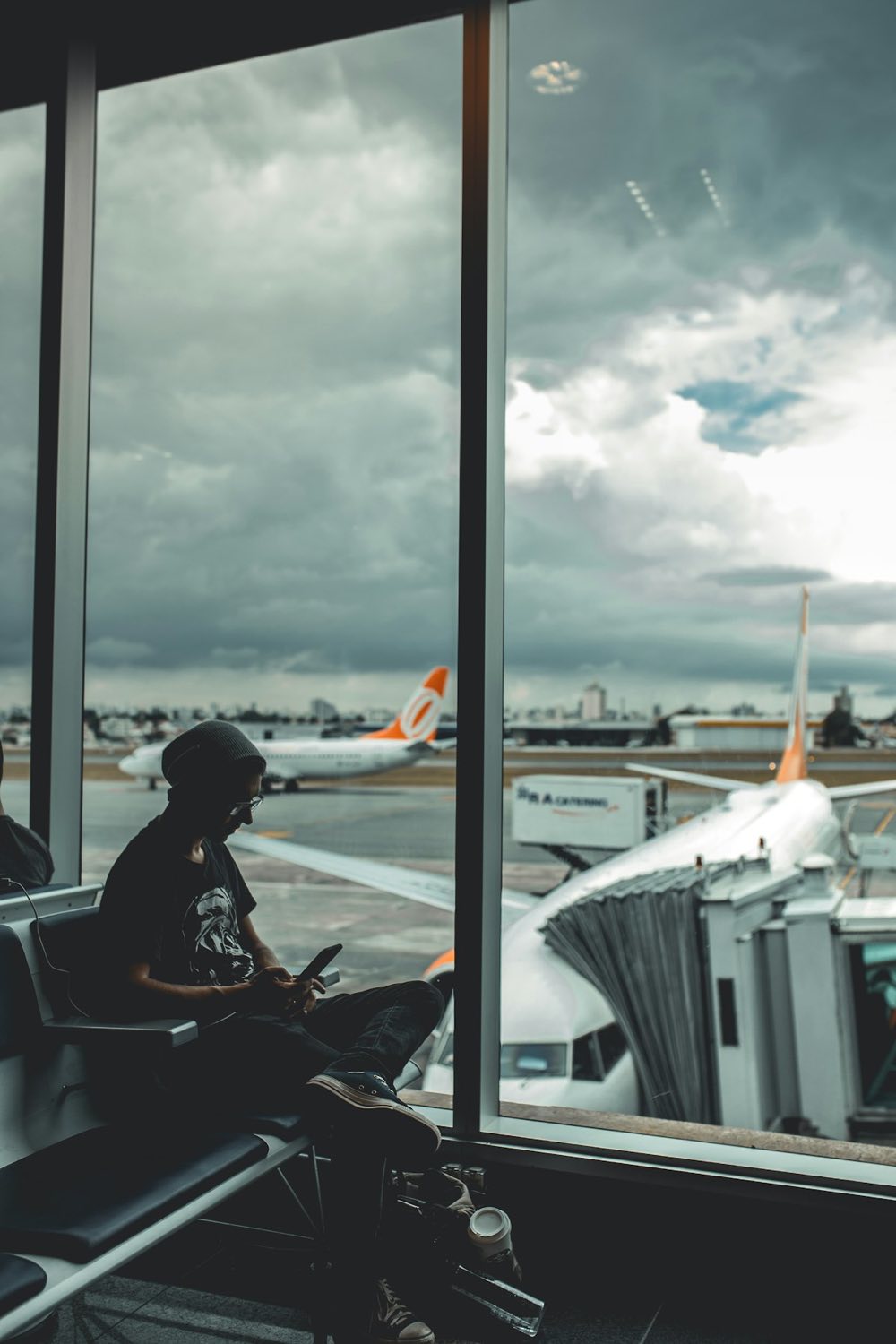 Waiting at the gate — with a travel eSIM installed, Google and WhatsApp work the moment you land in China
