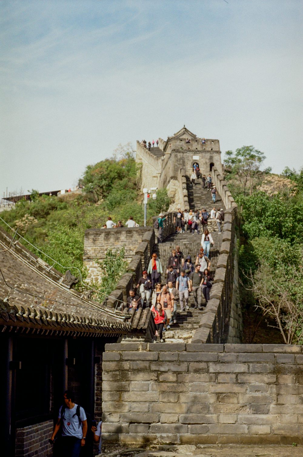 A normal day on the wall at Badaling — the crowds are the main argument for picking another section